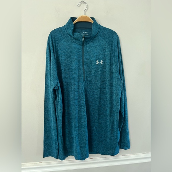 NEW UNDER ARMOUR Tech 1/2 Zip Moisture Wicking Long Sleeve Pullover Size: XL - Picture 3 of 5